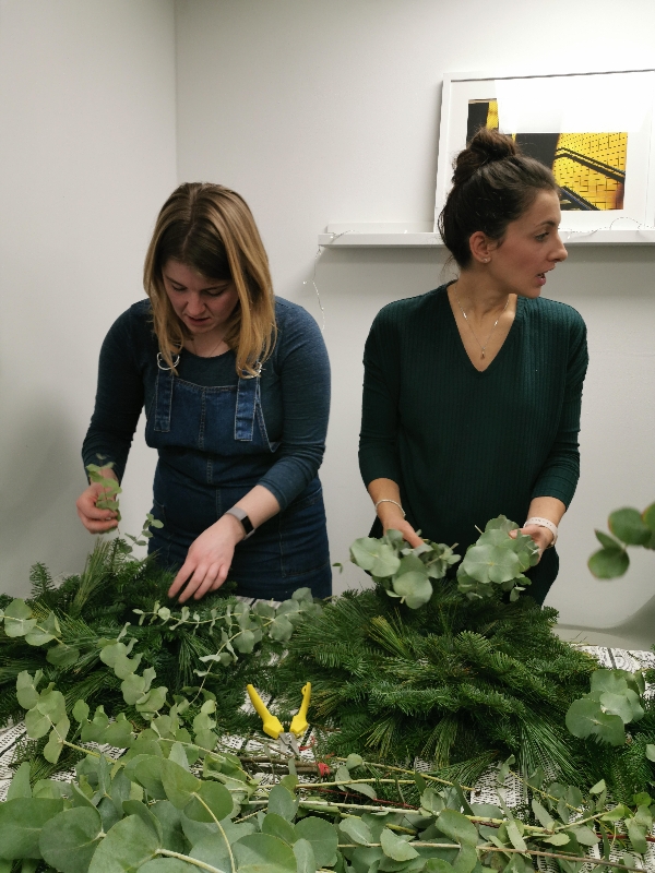 Luxury Christmas Door Wreath Workshop at The Pavilion