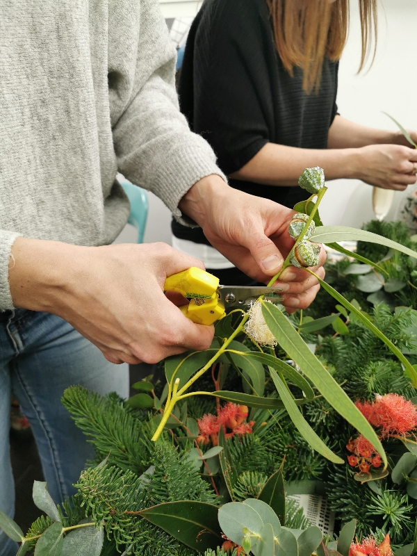 Luxury Christmas Door Wreath Workshop at The Pavilion