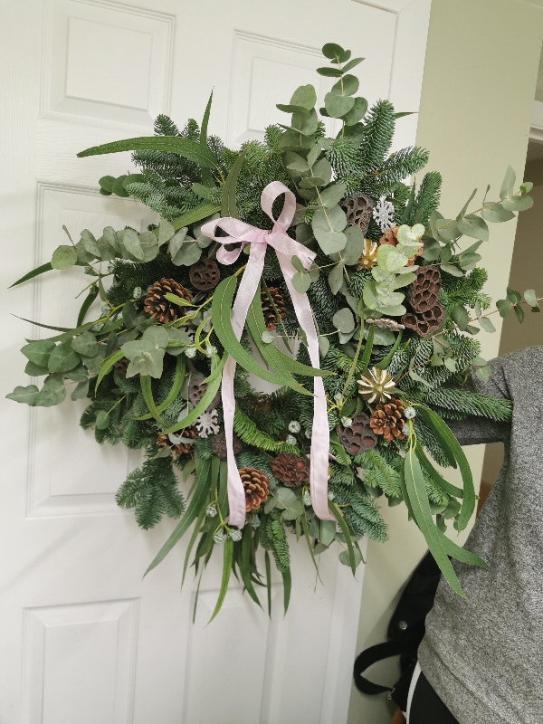 Luxury Christmas Door Wreath Workshop at The Pavilion